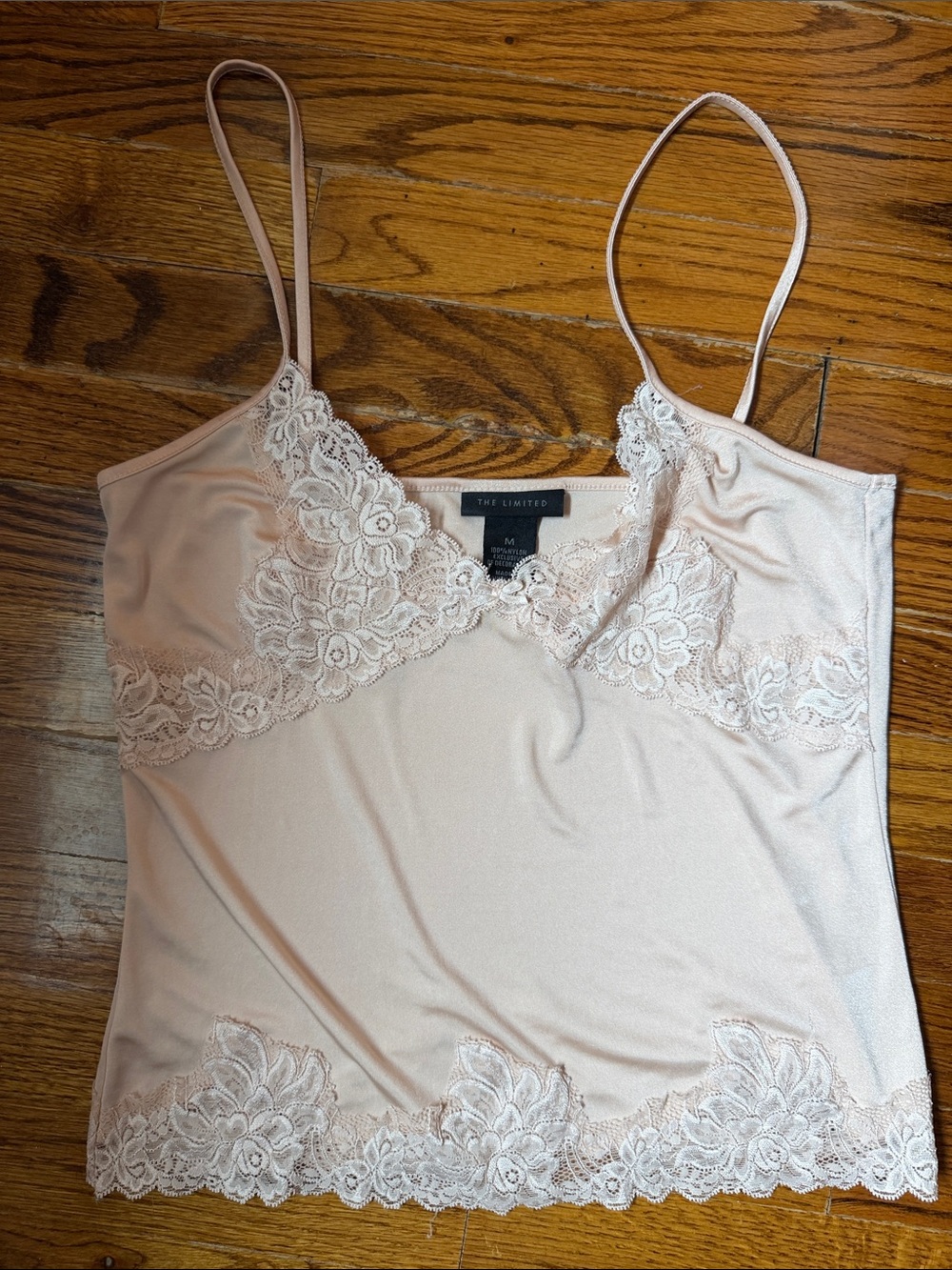 Vintage The Limited Blush Lace-Trim Camisole
